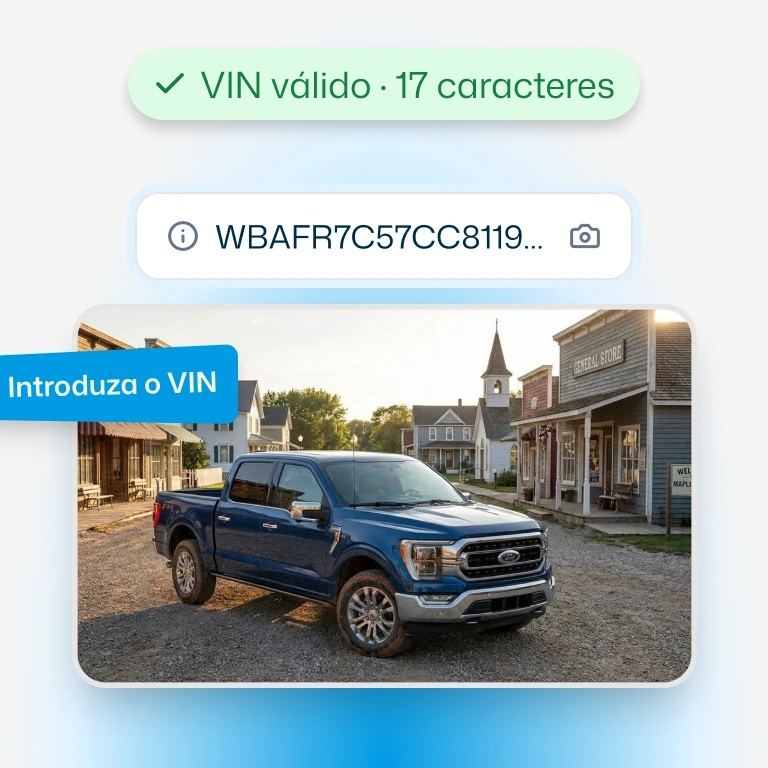Digite o VIN ou sua placa