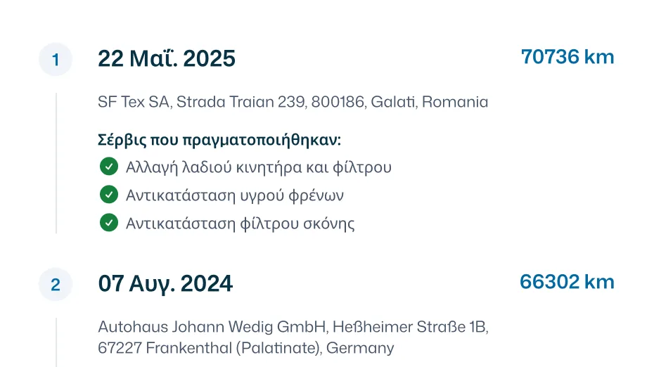 Ιστορικό συντήρησης